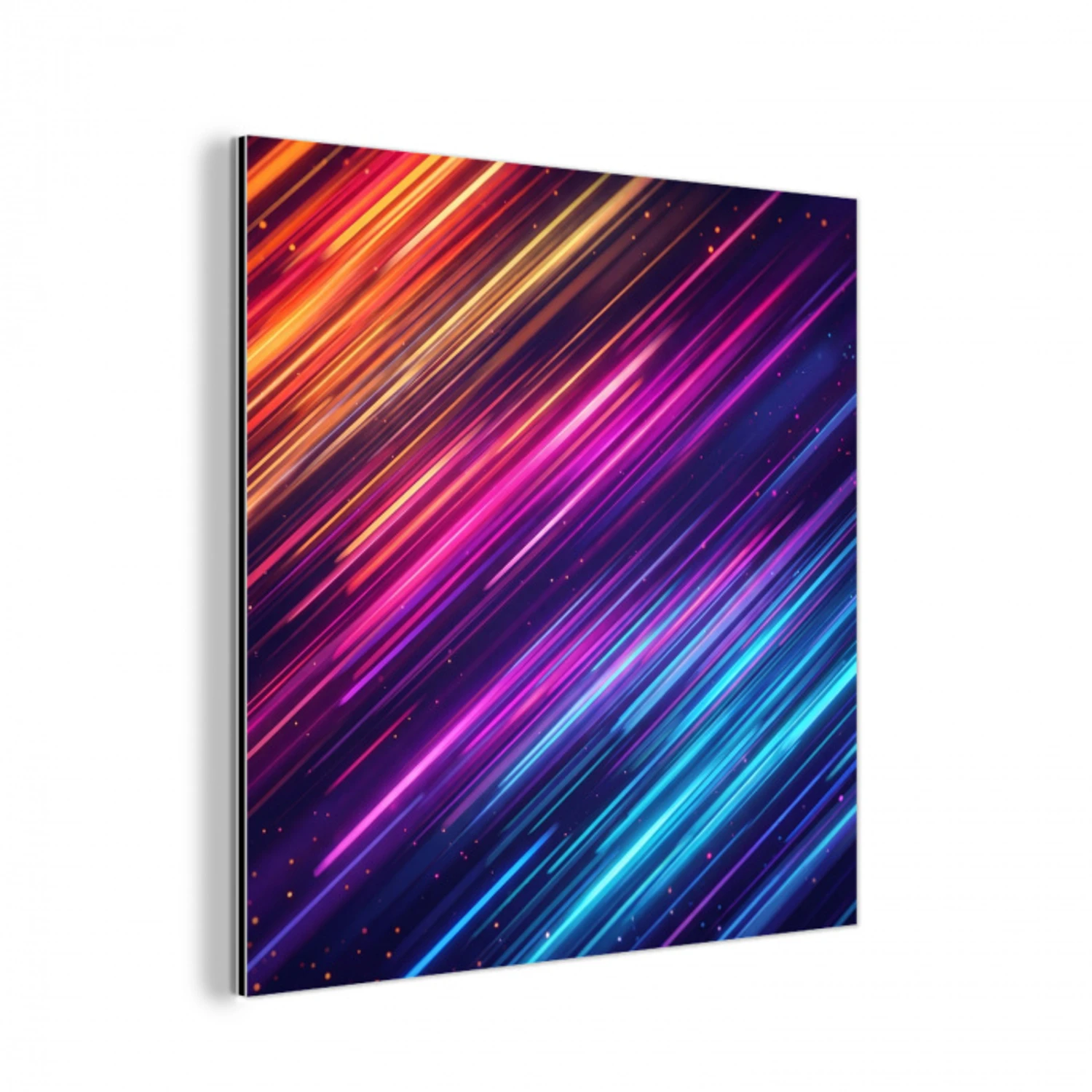 Snelheid - Kosmos - Kleurrijk aluminium wit klein -3d