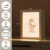 Dino - T-Rex - Oranje - Stippen Light Box met kabel klein -USP_NL