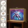 Schildpad - Dier - Galaxy - Ruimte Light Box met batterij (Wandlamp kind) middel -USP_websiteoverzichtNL
