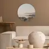 Landschap - Kust - Duinen Akoestische PET Vilt - Rond klein -sfeer1