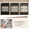 Winter - Bomen - Natuur - Acryl - Kunst Light Box met kabel (Tafellamp) klein -USP_dimbaarNL