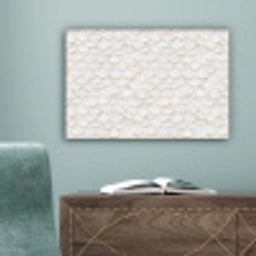 Schubben - Wit - Elegant canvas 2cm klein 34 -sfeer4