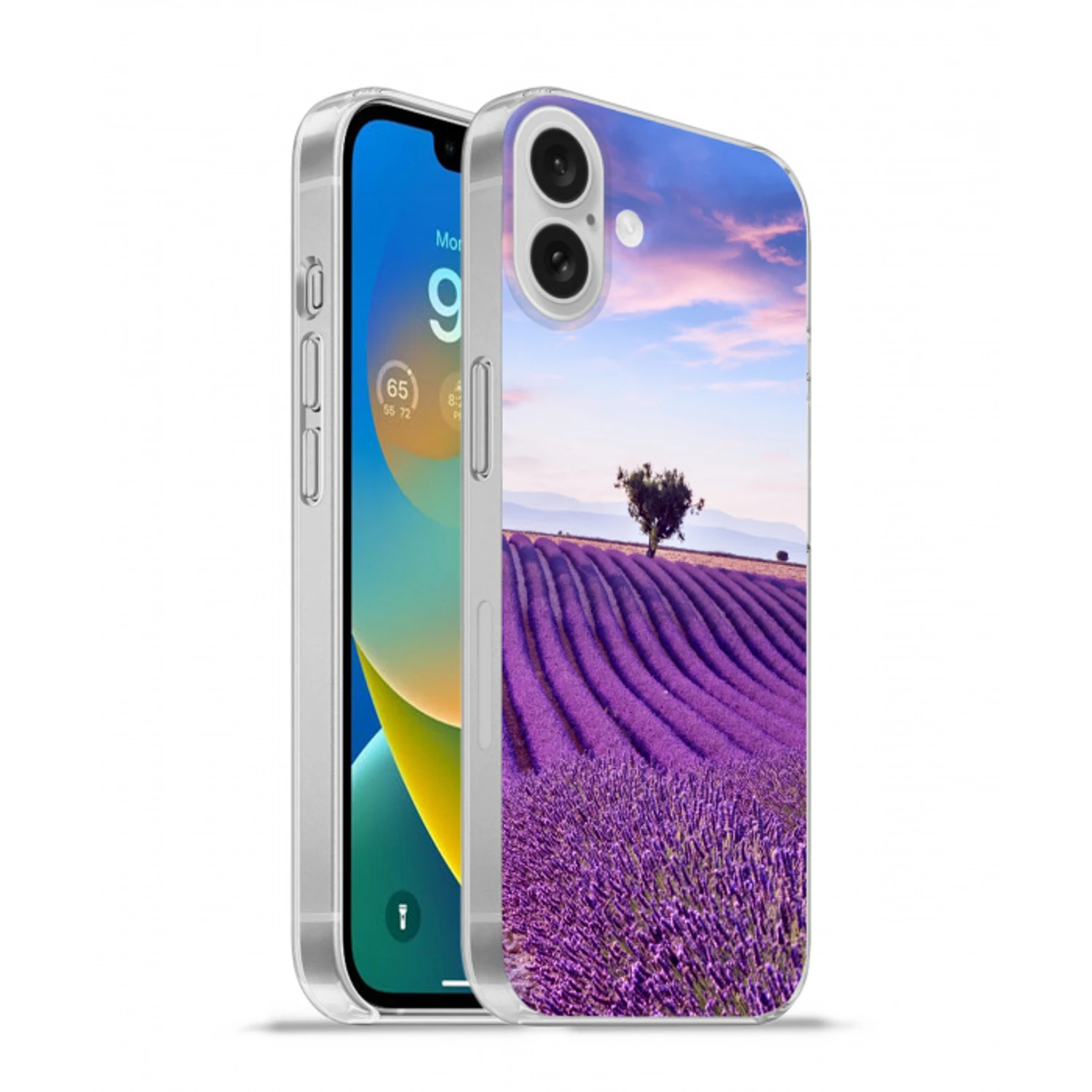 Lavendel - Natuur - Paars - Bomen - Bloemen Apple iPhone 16 Plus klein -3d