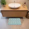 Patroon - Symmetrisch - Blauw Badmat klein 997 -sfeer1