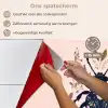Donkerblauw - Kever - Bloemtakken - Sierlijk keuken achterwand spatscherm klein -spatscherm_NL