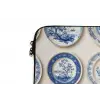 Borden - Bomen - Planten - Blauw laptophoes neopreen klein 279 -detail