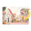Bloemen - Huizen - Dorp Placemat vinyl groot -zzzproduct_Kitchenyeah-website