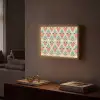Barok - Retro - Kleurrijk Light Box met batterij (Wandlamp) middel 907 -sfeer1