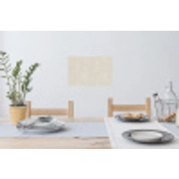 Zandkleurig - Modern - Egaal Muursticker klein 286 -eettafel