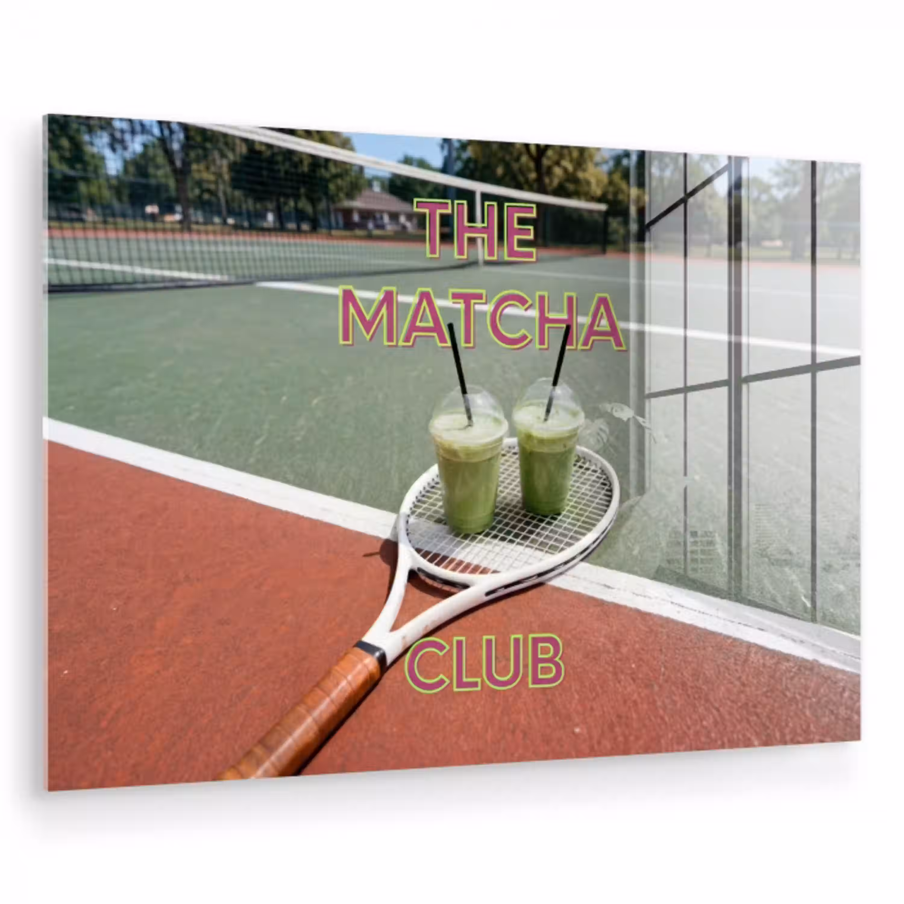 Matcha Club - Tennis - Matcha plexiglas 5mm klein -zzzproduct_nieuw