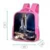 Spaceshuttle die kan opstijgen Kinderrugzak - Roze middel -productfoto_formaten