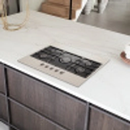 Gasfornuis - Koken - Beige Inductie beschermer vinyl 3mm klein -sfeer8