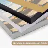 Duinen - Zomer - Landschap - Zee - Strand Textielframe zwart klein -USP_kleurenNL