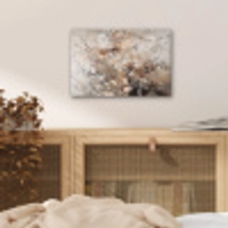 Amandelbloesem - Kunst - Van Gogh - Beige - Abstract aluminium wit klein -sfeer3