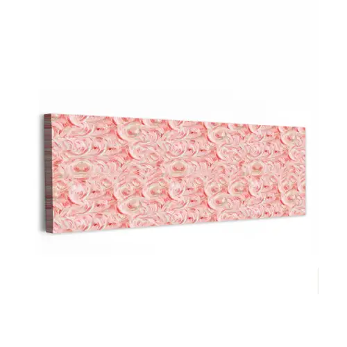 Vloeiend - Olieverf - Roze canvas 2cm klein 828 -z3d
