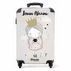 Dromerige prinses met gevlochten haar NBS - Handbagage koffer - Kinderen Unisex middel -productfoto_recht