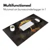 Boom - Schilderij - Goud - Abstract Muismat XXL klein -sfeer4