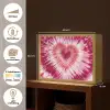 Hartvorm - Roze - Tie dye Light Box met batterij (Wandlamp kind) middel -USP_websiteoverzichtNL
