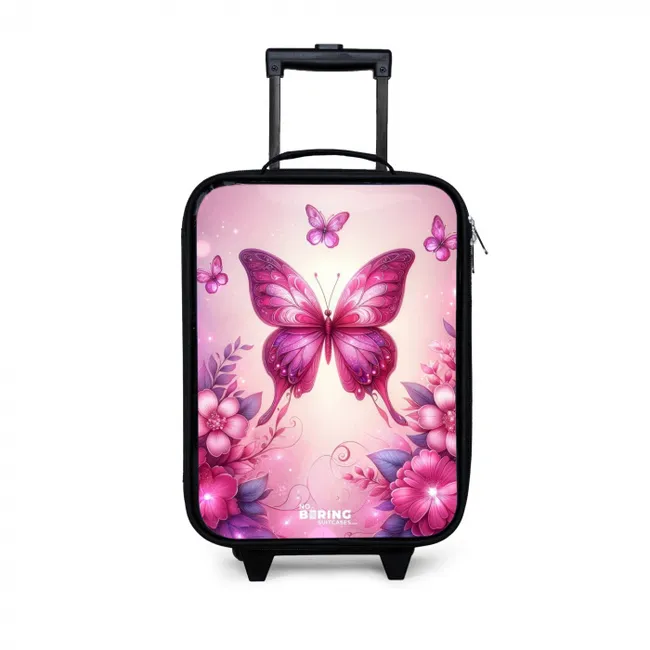 Vlindervallei Kinderkoffer - Zwart klein -3d