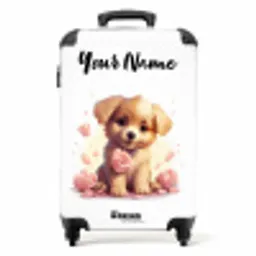Popke puppy NBS - Handbagage koffer - Kinderen Unisex middel -productfoto_recht