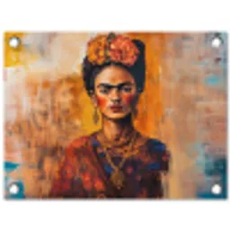 Portret - Sieraden - Schilderachtig tuinposter los doek klein -3d