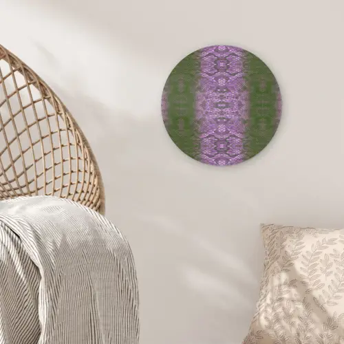 Slang - Boa - Lila - Groen Wandcirkel plexiglas klein 852 -sfeer5