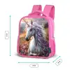 Pastel parelhoorn Kinderrugzak - Roze middel -productfoto_formaten