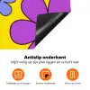 Bloemen - Illustratie - Kleurrijk Inductie beschermer vinyl 3mm klein -zzzzzzz-td-onderkant