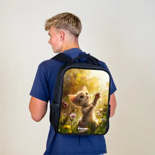 Koosje kitten Rugzak - Zwart middel -sfeer8