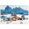 Landschap - Winter - Sneeuw poster papier klein -3d