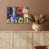 Bloemen - Bladeren - Abstract - Zwart PET vilt klein -sfeer4