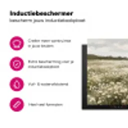 Illustratie - Landschap - Wit Inductie beschermer vinyl 3mm klein -wsfeer2_website