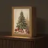 Kerstboom - Versierd - Kleurrijk Light Box met kabel (Tafellamp) klein -z3d_website
