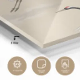 Kraanvogels - Bloesem - Beige plexiglas 5mm klein -sfeer2