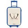Vlinder in neutrale pastel kleuren Kinderkoffer - Blauw klein -zz3dotto