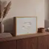 Voeten - Afdrukken - Zand Light Box met batterij (Wandlamp) middel -sfeer2