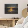 Gouden Reflectie op Water PET vilt klein -sfeer3