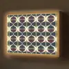 Abstract - Retro - Kleurrijk Light Box met batterij (Wandlamp) middel 907 -z3d_website