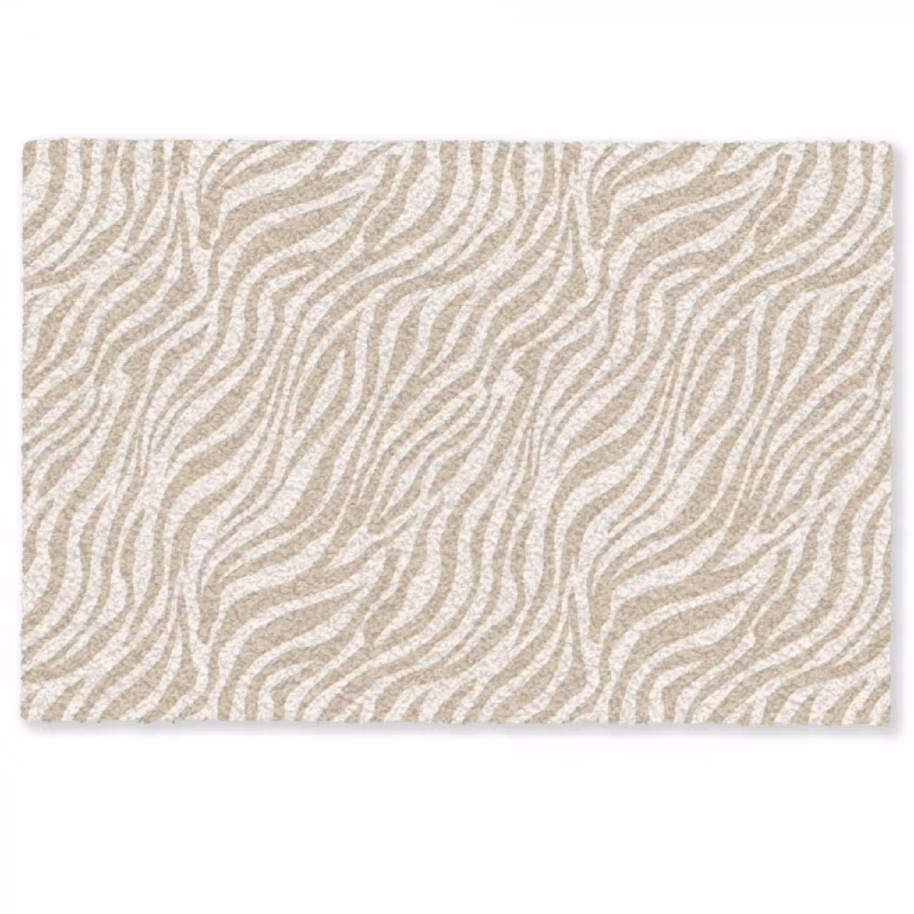 Zebra - Patroon - Beige Deurmat klein 898 -zkaufland3d