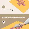 Love yourself - Roze - Geel Inductie beschemer met haakjes klein -ky-schoon-de