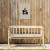 Beukenbladeren - Bruin - Groen - neutraal Tuinposter op houten frame 2 cm dik klein -sfeer4