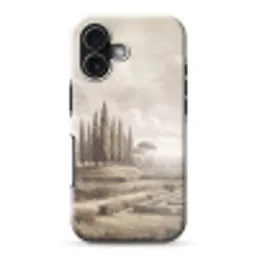 Vallei - Tuin - Natuur - Groen Toughcase MagSafe Apple iPhone 17 klein -3d