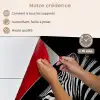 Zebra - Dier - Zwart keuken achterwand spatscherm klein -spatscherm_FR
