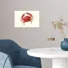Krab - Felrood - Poten poster papier klein -sfeer3