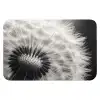 Paardenbloem - Zwart - Wit WCmat klein -3d