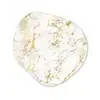 Goudspatten - Wit - Marmer Wandcirkel Organisch Forex 3mm klein 629 -3d