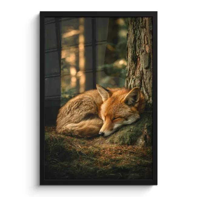 Photo Frame - Fox - Forest - Sleep