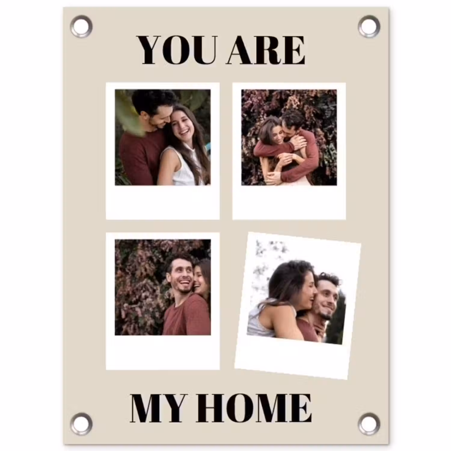 Gepersonaliseerde tuinposter - You Are My Home - Collage