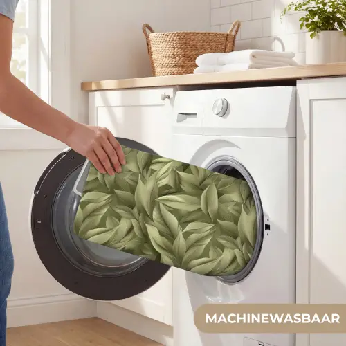 Bladeren - Modern - Groen WCmat klein 1009 -USP_WasbaarNL