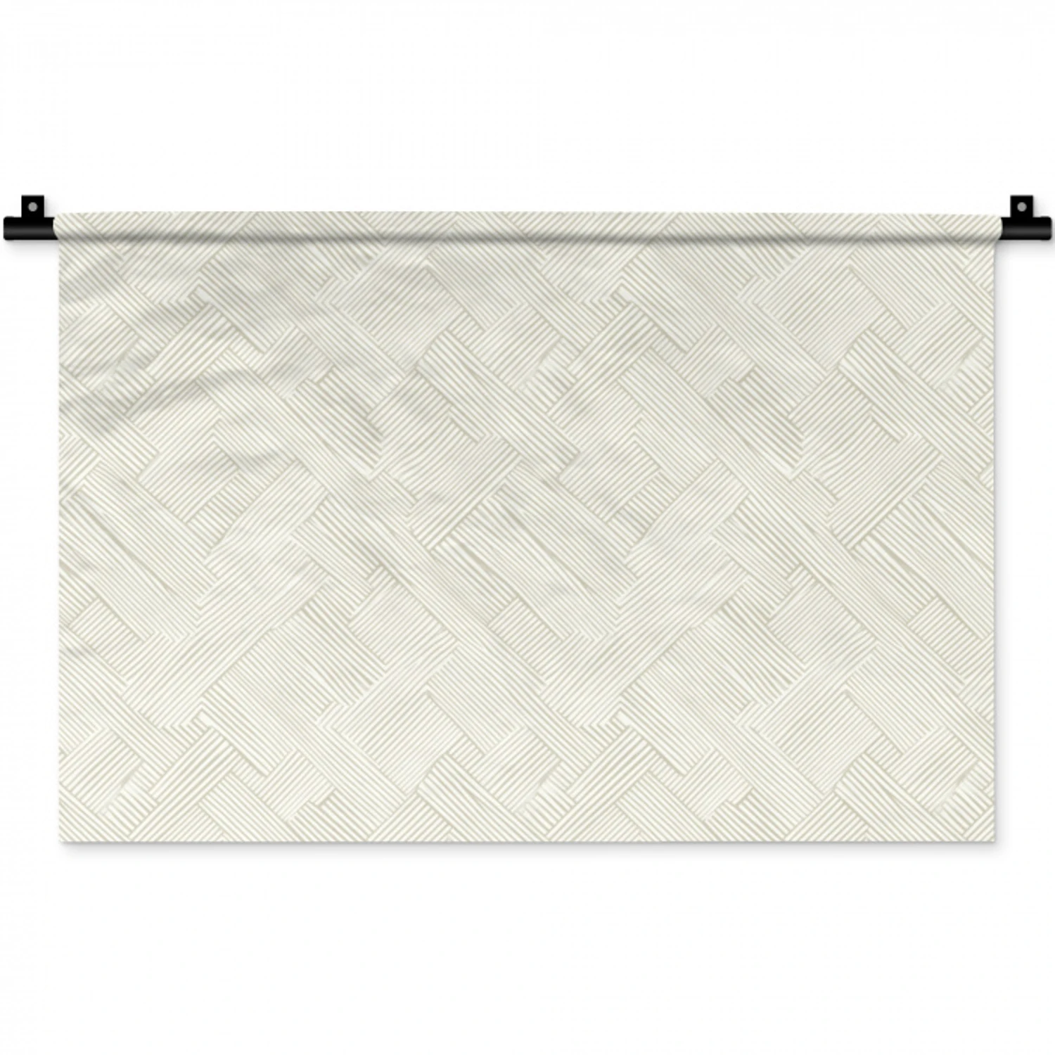 Textuur - Abstract - Beige Wandkleed katoen klein 269 -zz3d